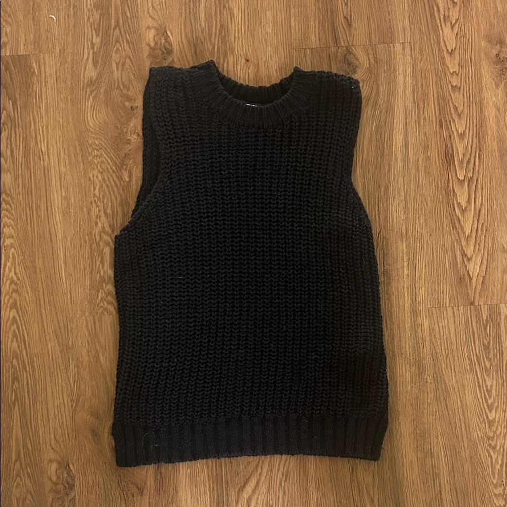 Abercrombie & Fitch Black Knit Top